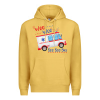 Antique Gold emt paramedic wee woo ambulance boo Premium Hoodie - linhVisuals