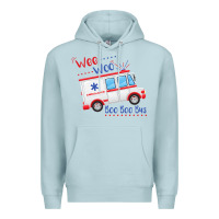 Blue Mist emt paramedic wee woo ambulance boo Premium Hoodie - linhVisuals