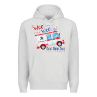 Dove Grey emt paramedic wee woo ambulance boo Premium Hoodie - linhVisuals