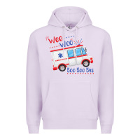 Lilac emt paramedic wee woo ambulance boo Premium Hoodie - linhVisuals