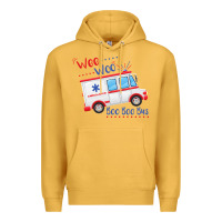 Mustard emt paramedic wee woo ambulance boo Premium Hoodie - linhVisuals