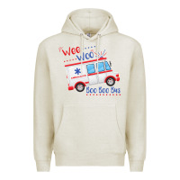 Oatmeal Heather emt paramedic wee woo ambulance boo Premium Hoodie - linhVisuals
