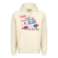 Sandshell emt paramedic wee woo ambulance boo Premium Hoodie - linhVisuals