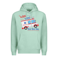 Seafoam emt paramedic wee woo ambulance boo Premium Hoodie - linhVisuals