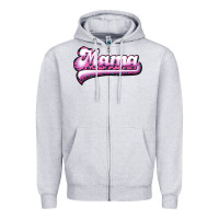 Heather Grey Mama Leopard Zipper Hoodie - RanaPortraitStore