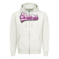 Oatmeal Heather Mama Leopard Zipper Hoodie - RanaPortraitStore