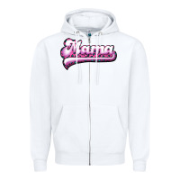 White Mama Leopard Zipper Hoodie - RanaPortraitStore