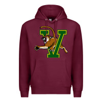Burgundy vermont catamounts Premium Hoodie - linhVisuals
