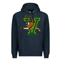 Navy vermont catamounts Premium Hoodie - linhVisuals