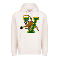 Pale Pink vermont catamounts Premium Hoodie - linhVisuals