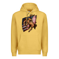 Antique Gold American Cowboy Premium Hoodie - Jasminsmagicworld
