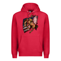 Cardinal American Cowboy Premium Hoodie - Jasminsmagicworld