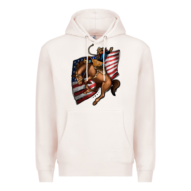 American Cowboy Premium Hoodie by Jasminsmagicworld | Teevron