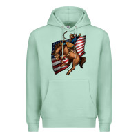Seafoam American Cowboy Premium Hoodie - Jasminsmagicworld