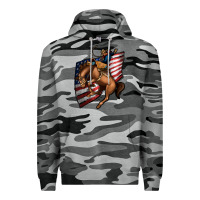 Slate Camo American Cowboy Premium Hoodie - Jasminsmagicworld