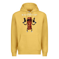 Antique Gold the baconator Premium Hoodie - linhVisuals