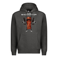 Charcoal Heather the baconator Premium Hoodie - linhVisuals
