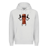 Dove Grey the baconator Premium Hoodie - linhVisuals