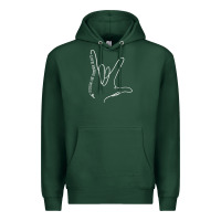 Sports Green love need no word asl autism awareness sped teacher Premium Hoodie - linhVisuals