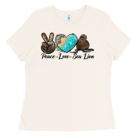 Bone Peace Love Sea Lion Ladies Tee - LillyAllenDesigns