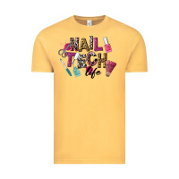 Vintage Mustard Nail Tech Life Vintage Tee - LillyAllenDesigns