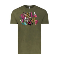 Vintage Olive Nail Tech Life Vintage Tee - LillyAllenDesigns