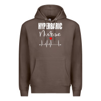 Coffee hyperbaric nurse rn gift Premium Hoodie - linhVisuals