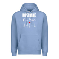 Colony Blue hyperbaric nurse rn gift Premium Hoodie - linhVisuals