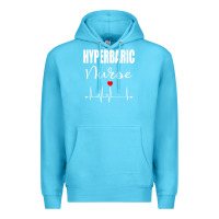 Ocean Blue hyperbaric nurse rn gift Premium Hoodie - linhVisuals