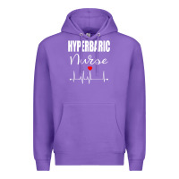 Purple hyperbaric nurse rn gift Premium Hoodie - linhVisuals