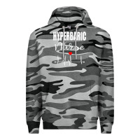 Slate Camo hyperbaric nurse rn gift Premium Hoodie - linhVisuals