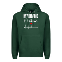 Sports Green hyperbaric nurse rn gift Premium Hoodie - linhVisuals