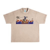 French Oak Happy Halloween Raccon Urban Heavy Tee - LillyAllenDesigns