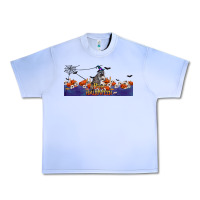 Grape Ice Happy Halloween Raccon Urban Heavy Tee - LillyAllenDesigns