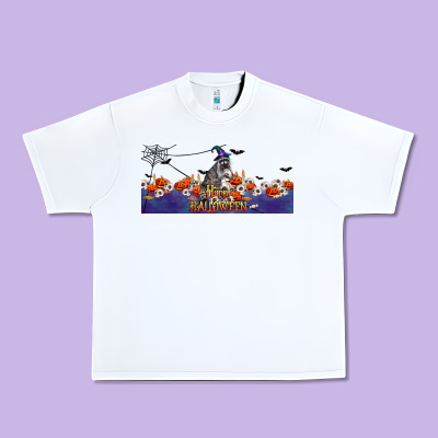 Happy Halloween Raccon Urban Heavy Tee Designed By Lillyallendesigns