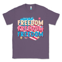 Lavender Freedom freedom freedom Classic Tee - FaDigitalArtStudio