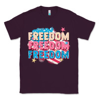 Plum Freedom freedom freedom Classic Tee - FaDigitalArtStudio
