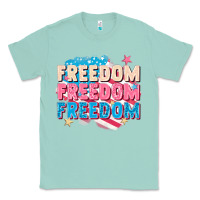 Seafoam Freedom freedom freedom Classic Tee - FaDigitalArtStudio