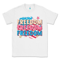 White Freedom freedom freedom Classic Tee - FaDigitalArtStudio