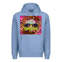 Colony Blue hello sunshine Premium Hoodie - BarkalooDesign