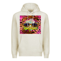 Oatmeal Heather hello sunshine Premium Hoodie - BarkalooDesign
