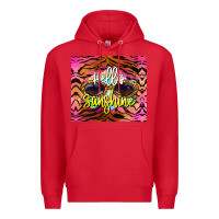 Red hello sunshine Premium Hoodie - BarkalooDesign