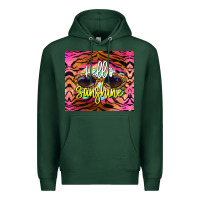 Sports Green hello sunshine Premium Hoodie - BarkalooDesign