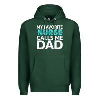 Sports Green my favorite nurse calls me dad daughter hospital nursing Premium Hoodie - linhVisuals