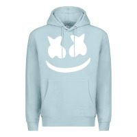 Blue Mist mello face Premium Hoodie - linhVisuals