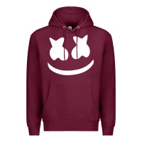Burgundy mello face Premium Hoodie - linhVisuals