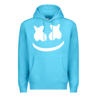 Ocean Blue mello face Premium Hoodie - linhVisuals