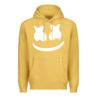 Antique Gold mello face Premium Hoodie - linhVisuals