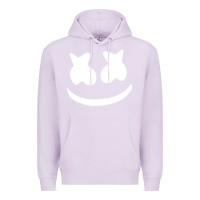 Lilac mello face Premium Hoodie - linhVisuals