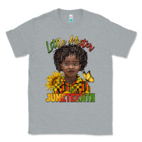 Heather Grey little mister juneteenth black boy Classic Tee - BarkalooDesign